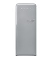 Smeg FAB28LSV6 Frigorífico monopuerta 50's Style, Ventilado, Bisagras izquierda, Plata, 153 x 60,1 cm