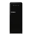 Smeg FAB28RBL6 Frigorífico monopuerta 50's Style, Ventilado, Bisagras derecha, Negro, 153 x 60,1 cm