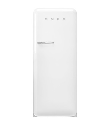 Smeg FAB28RWH6 Frigorífico monopuerta 50's Style, Ventilado, Bisagras derecha, Blanco, 153 x 60,1 cm