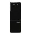 Smeg FAB38LBL6 Frigorífico combinado 50's Style, Bisagras izquierda, Negro, 205 x 70,6 cm