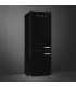 Smeg FAB38LBL6 Frigorífico combinado 50's Style, Bisagras izquierda, Negro, 205 x 70,6 cm