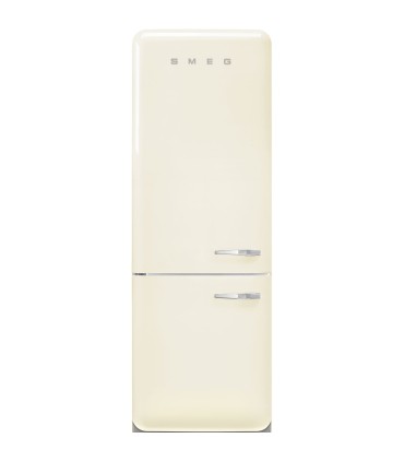 Smeg FAB38LCR6 Frigorífico combinado 50's Style, Bisagras izquierda, Crema, 205 x 70,6 cm