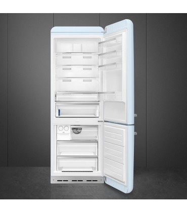 Smeg FAB38RPB6 Frigorífico combinado 50's Style, Bisagras derecha, Azul Celeste, 205 x 70,6 cm