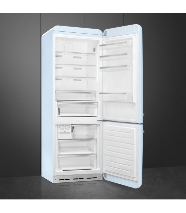 Smeg FAB38RPB6 Frigorífico combinado 50's Style, Bisagras derecha, Azul Celeste, 205 x 70,6 cm