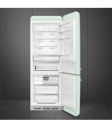 Smeg FAB38RPG6 Frigorífico combinado 50's Style, Bisagras derecha, Verde agua, 205 x 70,6 cm