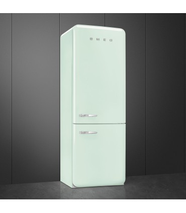 Smeg FAB38RPG6 Frigorífico combinado 50's Style, Bisagras derecha, Verde agua, 205 x 70,6 cm