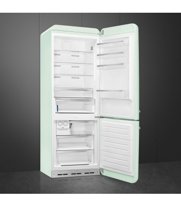 Smeg FAB38RPG6 Frigorífico combinado 50's Style, Bisagras derecha, Verde agua, 205 x 70,6 cm