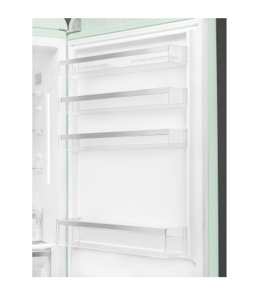 Smeg FAB38RPG6 Frigorífico combinado 50's Style, Bisagras derecha, Verde agua, 205 x 70,6 cm