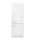 Smeg FAB38RWH6 Frigorífico combinado 50's Style, Bisagras derecha, Blanco, 205 x 70,6 cm