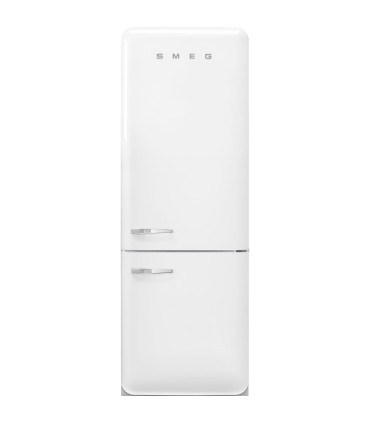 Smeg FAB38RWH6 Frigorífico combinado 50's Style, Bisagras derecha, Blanco, 205 x 70,6 cm