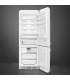 Smeg FAB38RWH6 Frigorífico combinado 50's Style, Bisagras derecha, Blanco, 205 x 70,6 cm