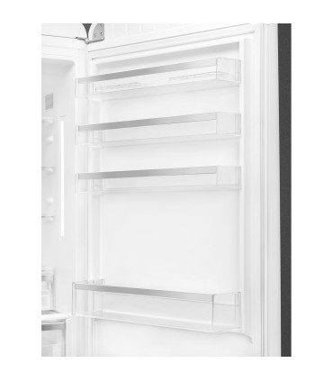 Smeg FAB38RWH6 Frigorífico combinado 50's Style, Bisagras derecha, Blanco, 205 x 70,6 cm