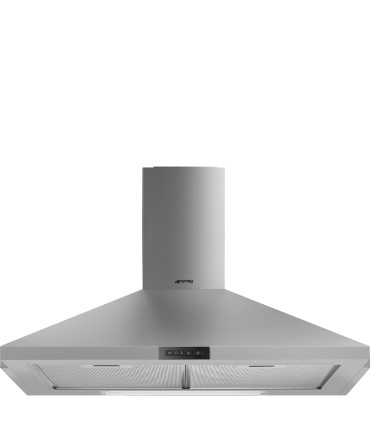 Smeg KDE600EX Campana Trapecio, Estética Universal, Acero Inoxidable, 60 cm