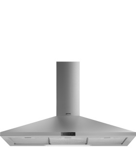 Smeg KDE900EX Campana Trapecio, Estética Universal, Acero Inoxidable, 90 cm