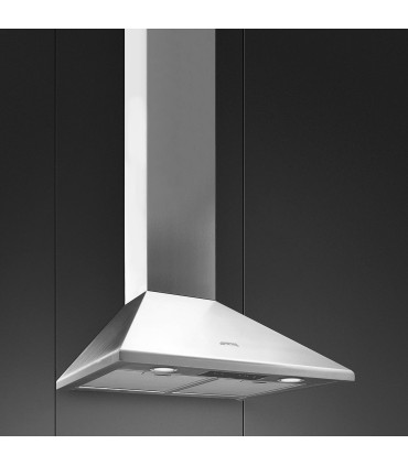 Smeg KSED65XE Campana Trapecio, Estética Universal, Acero Inoxidable, 60 cm