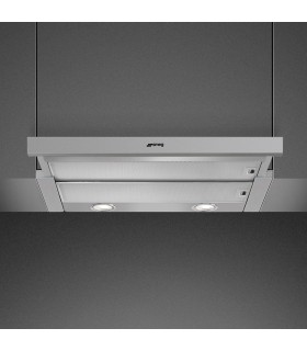 Smeg KSET666XE Campana Telescopica, Estética Universal, Acero Inoxidable, 60 cm