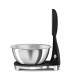 Smeg KSF01BLWW Báscula de cocina analógica 50's Style, Negro