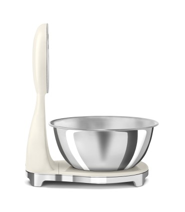 Smeg KSF01CRWW Báscula de cocina analógica 50's Style, Crema