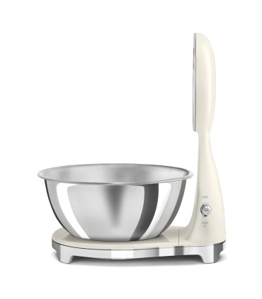 Smeg KSF01CRWW Báscula de cocina analógica 50's Style, Crema
