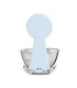 Smeg KSF01PBWW Báscula de cocina analógica 50's Style, Azul
