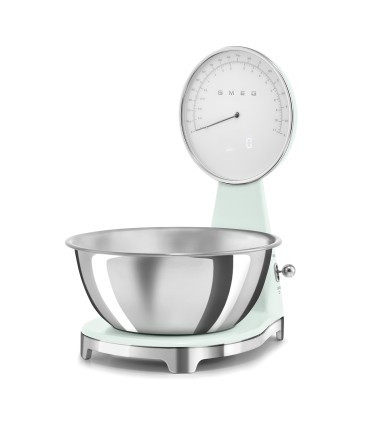 Smeg KSF01PGWW Báscula de cocina analógica 50's Style, Verde