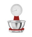 Smeg KSF01RDWW Báscula de cocina analógica 50's Style, Rojo