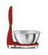 Smeg KSF01RDWW Báscula de cocina analógica 50's Style, Rojo