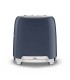 Smeg TSF01NBEU Tostadora 2x2 50's Style, Azul Marino
