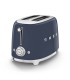 Smeg TSF01NBEU Tostadora 2x2 50's Style, Azul Marino