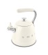 Smeg WKF01CR Hervidor Silbante, 50's Style, Crema