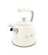 Smeg WKF01CR Hervidor Silbante, 50's Style, Crema