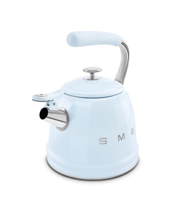 Smeg WKF01PB Hervidor Silbante, 50's Style, Azul