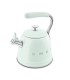 Smeg WKF01PG Hervidor Silbante, 50's Style, Verde