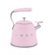 Smeg WKF01PK Hervidor Silbante, 50's Style, Rosa