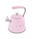 Smeg WKF01PK Hervidor Silbante, 50's Style, Rosa