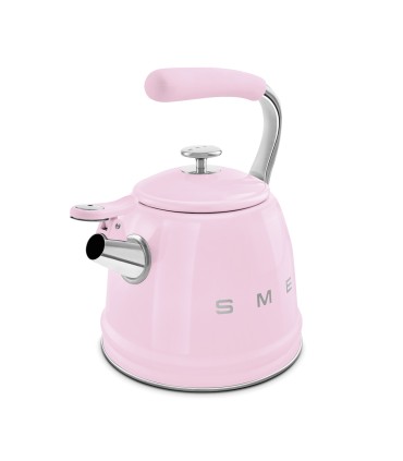 Smeg WKF01PK Hervidor Silbante, 50's Style, Rosa