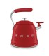Smeg WKF01RD Hervidor Silbante, 50's Style, Rojo