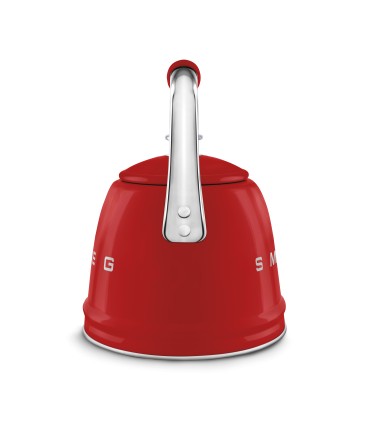 Smeg WKF01RD Hervidor Silbante, 50's Style, Rojo