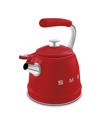 Smeg WKF01RD Hervidor Silbante, 50's Style, Rojo