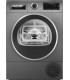 Bosch WQG245DRES Serie 6, Secadora con bomba de calor, 9 kg, Gris-hierro fundido
