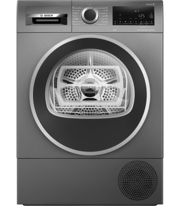Bosch WQG245DRES Serie 6, Secadora con bomba de calor, 9 kg, Gris-hierro fundido