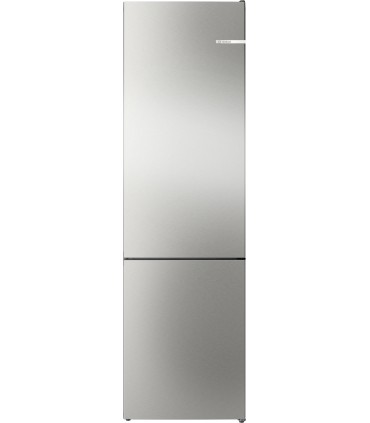 Bosch KGN392I1F Serie 4, Frigorífico combinado de libre instalación, 203 x 60 cm, Acero antihuellas, Total No Frost