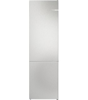Bosch KGN392LAG Serie 4, Frigorífico combinado de libre instalación, 203 x 60 cm, Acero mate antihuellas, Total NoFrost