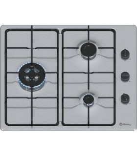 Balay 3ETX463BB Placa de gas, 60 cm, Acero