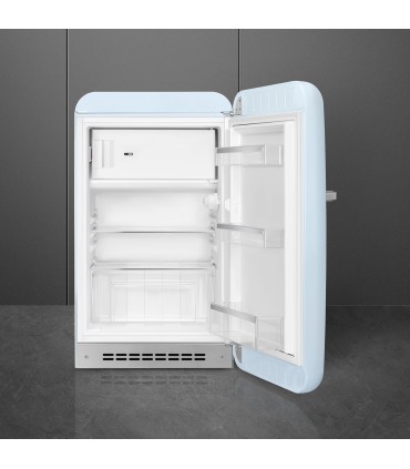 Smeg FAB10RPB6 Frigorífico monopuerta 50's Style, Estático, Bisagras derecha, Negro, 97 x 54,5 cm