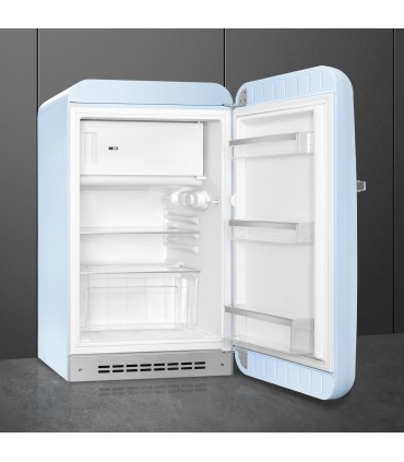 Smeg FAB10RPB6 Frigorífico monopuerta 50's Style, Estático, Bisagras derecha, Negro, 97 x 54,5 cm
