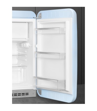Smeg FAB10RPB6 Frigorífico monopuerta 50's Style, Estático, Bisagras derecha, Negro, 97 x 54,5 cm