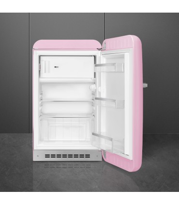 Smeg FAB10RPK6 Frigorífico monopuerta 50's Style, Estático, Bisagras derecha, Negro, 97 x 54,5 cm