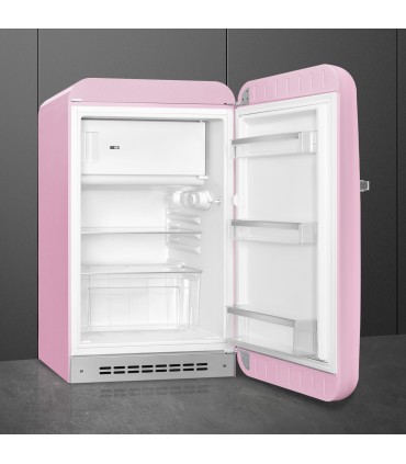 Smeg FAB10RPK6 Frigorífico monopuerta 50's Style, Estático, Bisagras derecha, Negro, 97 x 54,5 cm