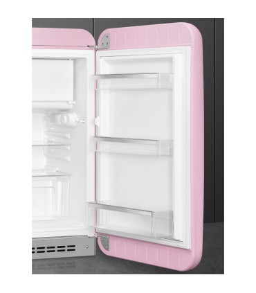 Smeg FAB10RPK6 Frigorífico monopuerta 50's Style, Estático, Bisagras derecha, Negro, 97 x 54,5 cm